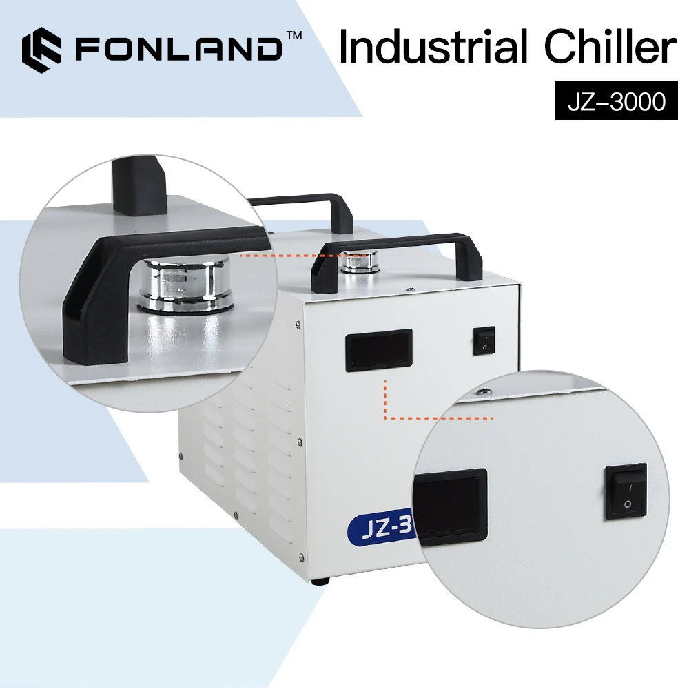 Laser Industrial Chiller - FONLAND JZ-3000 DG110V AG220V – przemysłowy