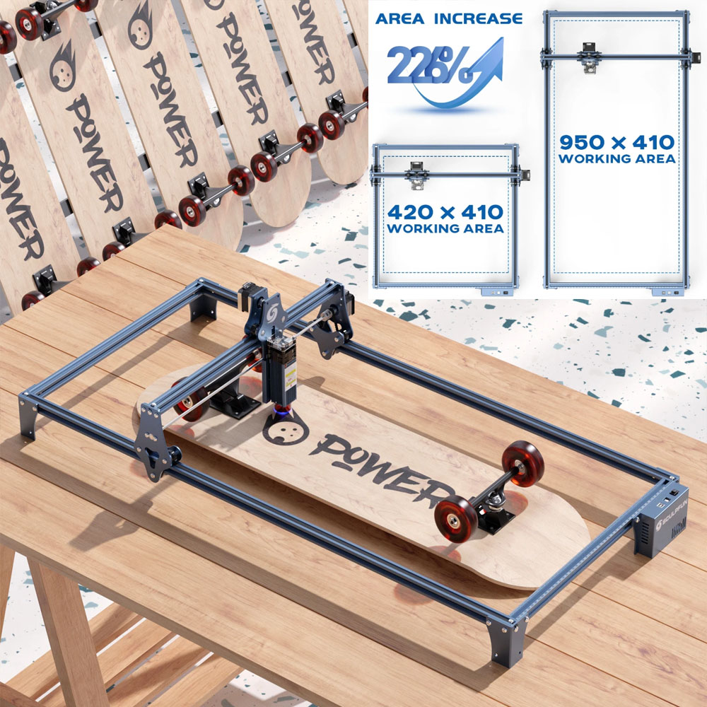 Industrial Laser Engraver - Zestaw rozszerzający obszar grawerowania SCULPFUN do