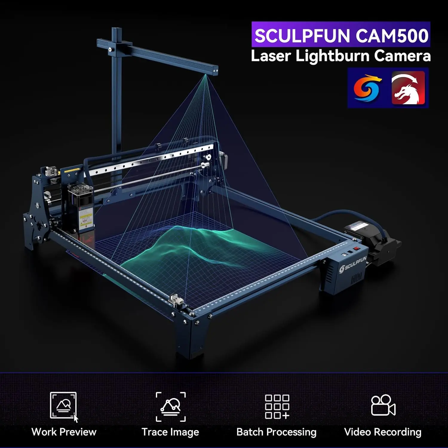 SCULPFUN CAM500 – kamera do sy – Industrial Laser Engraver recenzja i cena
